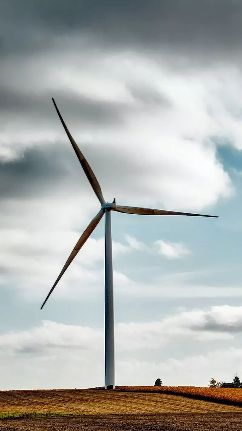 Windmill, sky, wind energy, cloud, HD