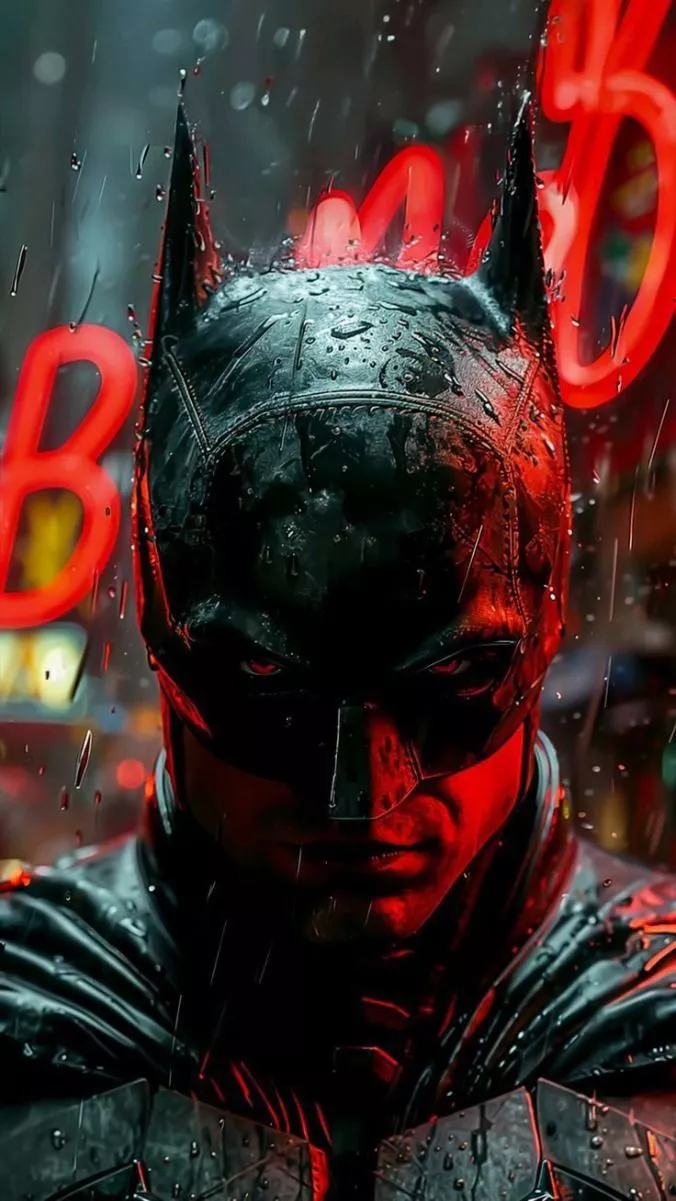 Batman Coolest Phone 4K Wallpaper