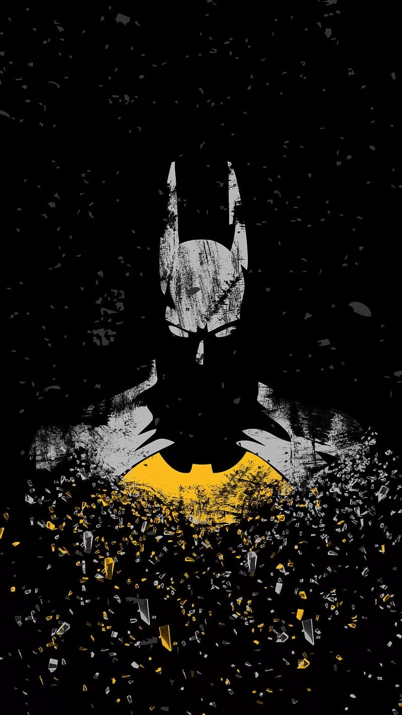 BATMAN, amoled, bat, black, dc