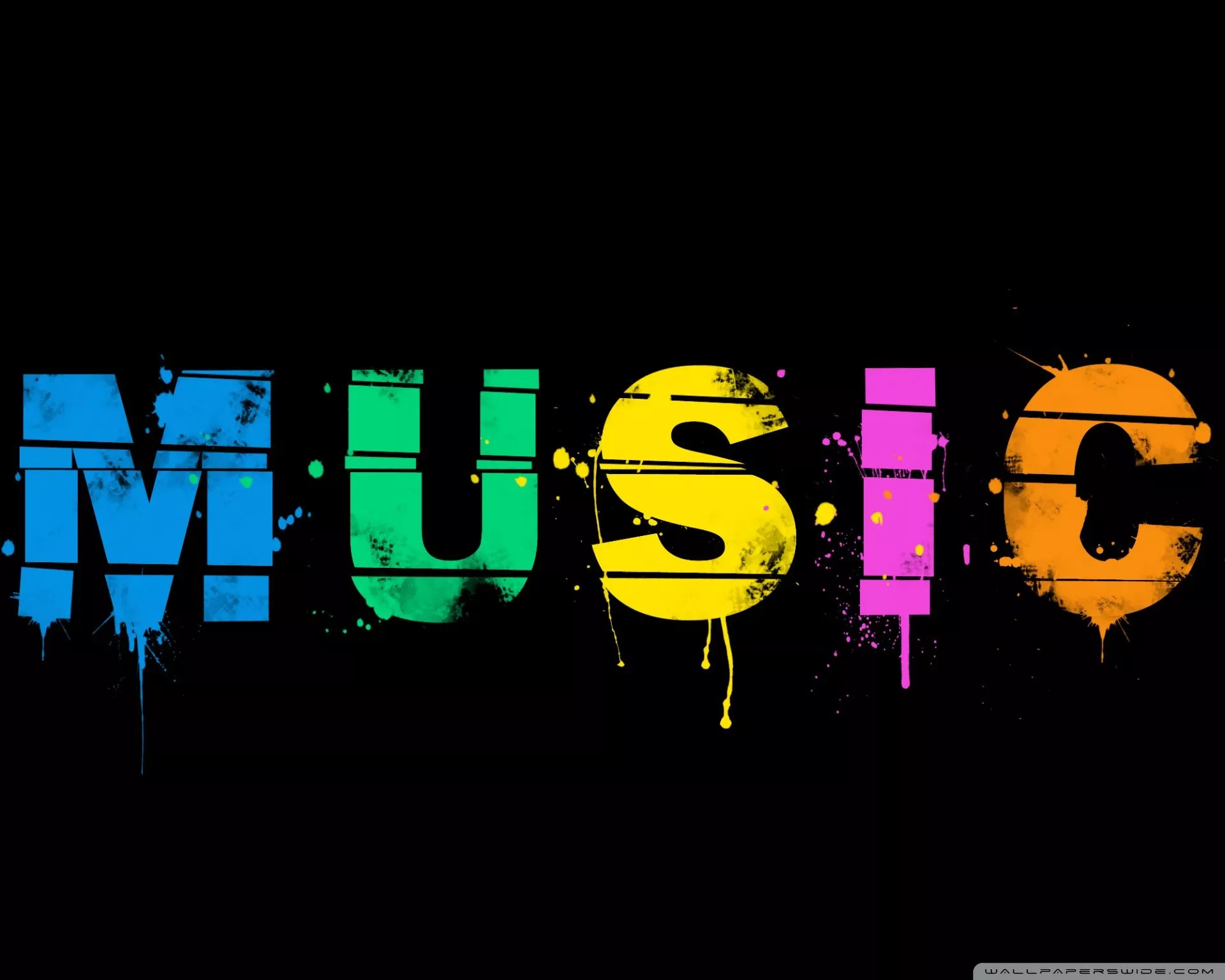 Music Splash Ultra HD Wallpaper for 4K
