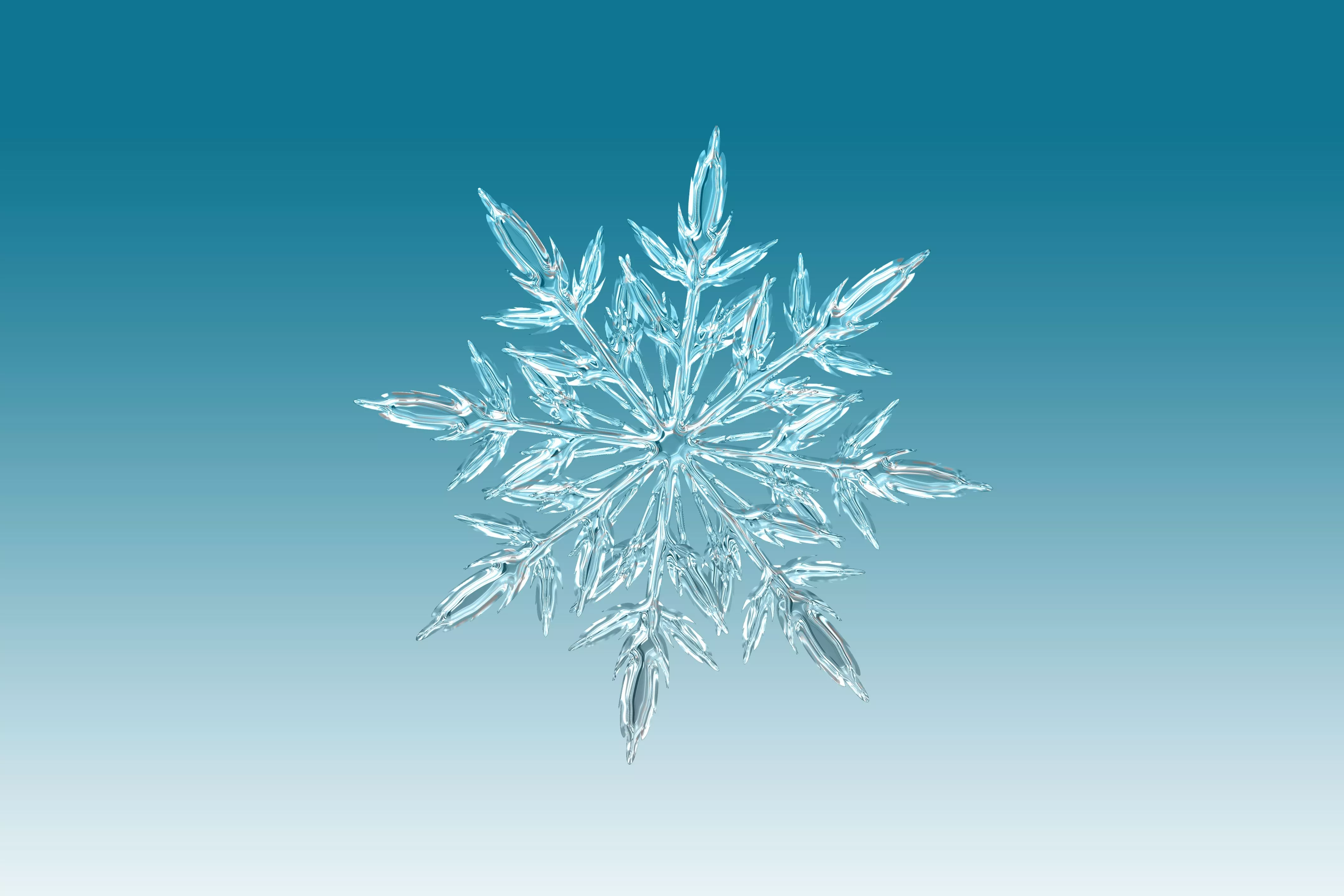 Artistic Snowflake 4k Ultra HD Wallpaper