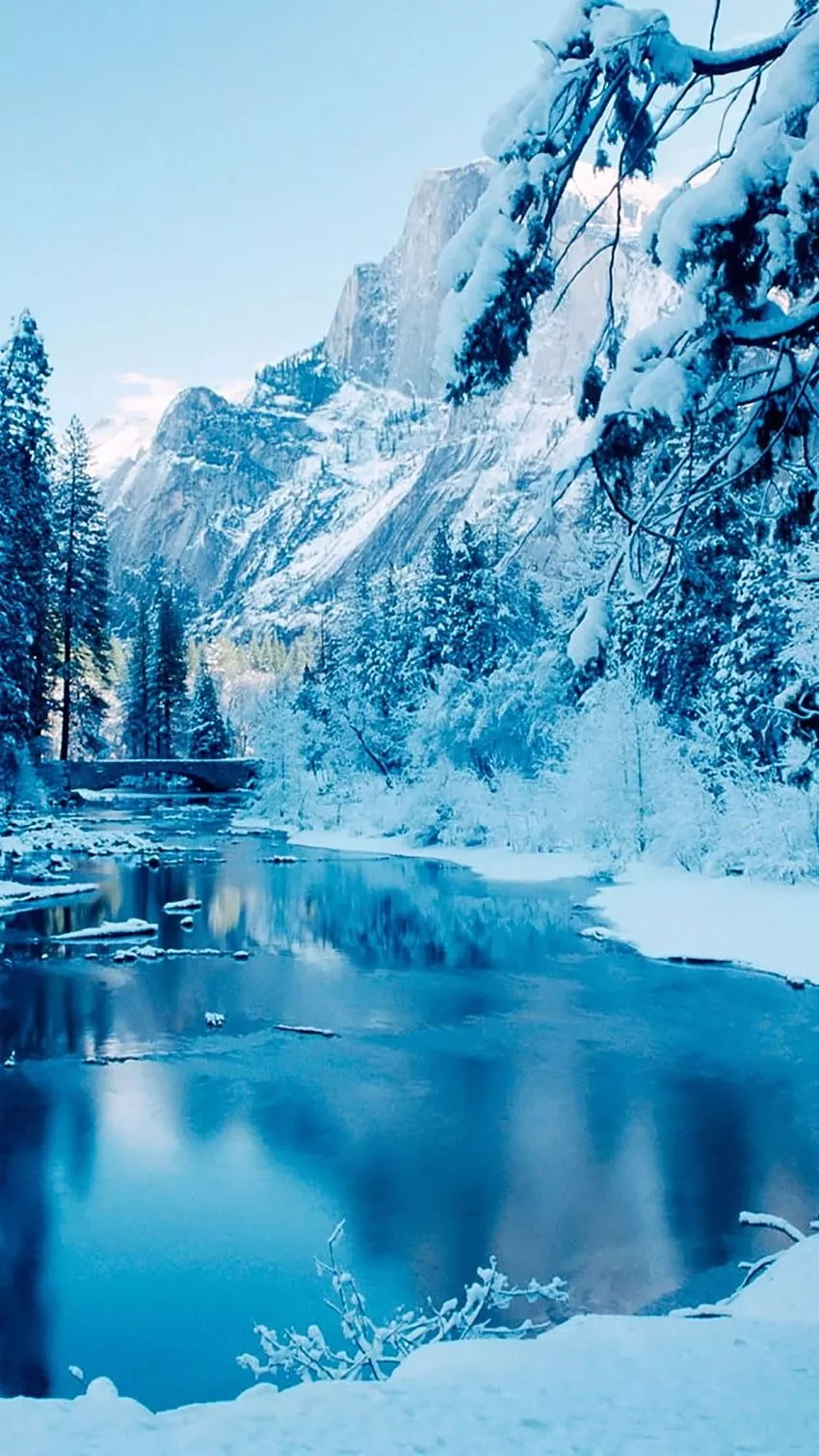 Winter Background, Winter Cool HD phone