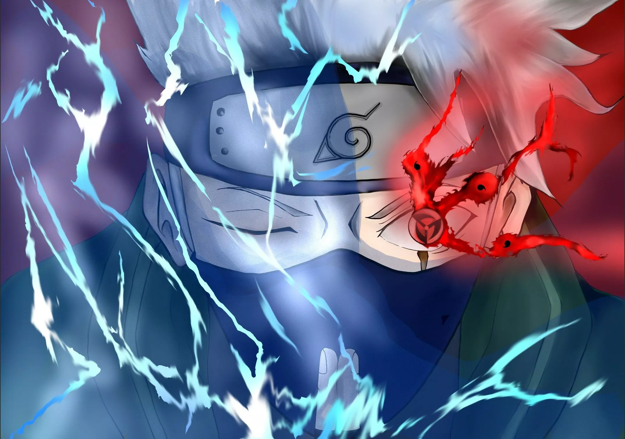 Kakashi Hatake x Sharingan HD Naruto