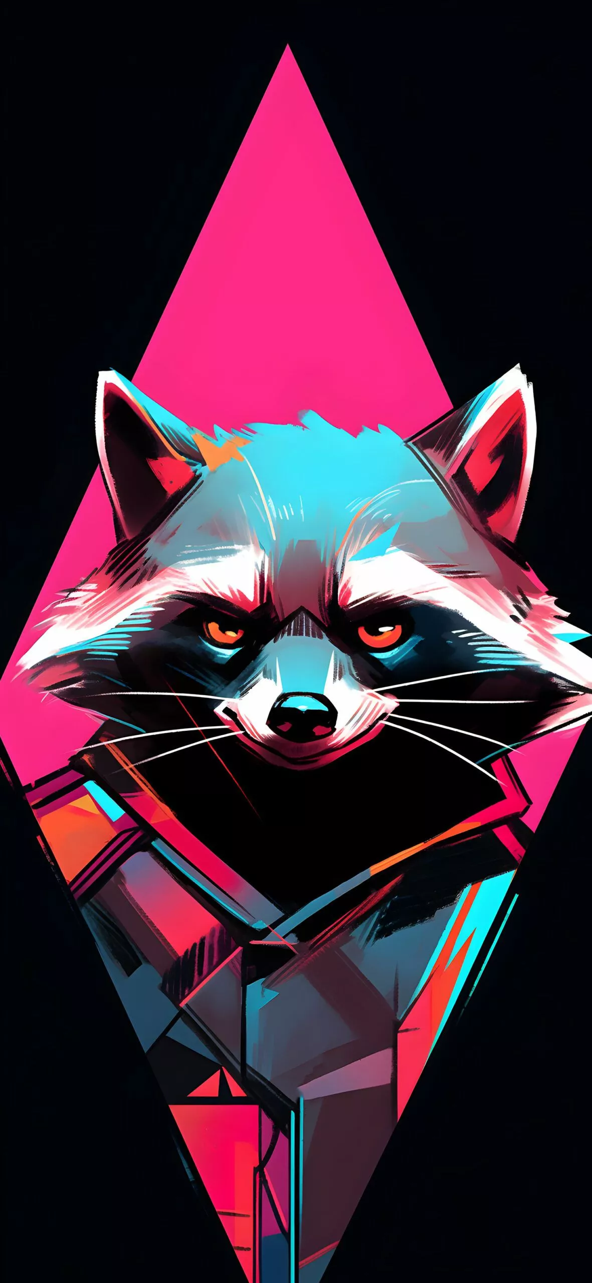Marvel Cheerful Rocket Raccoon Art