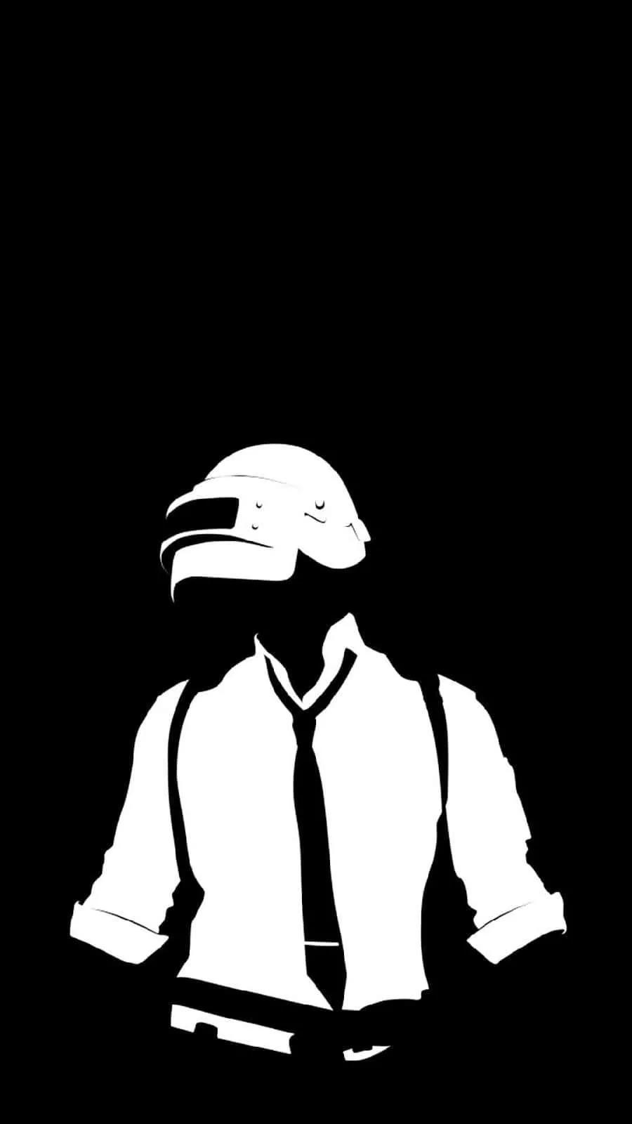 White Character PUBG iPhone Wallpaper