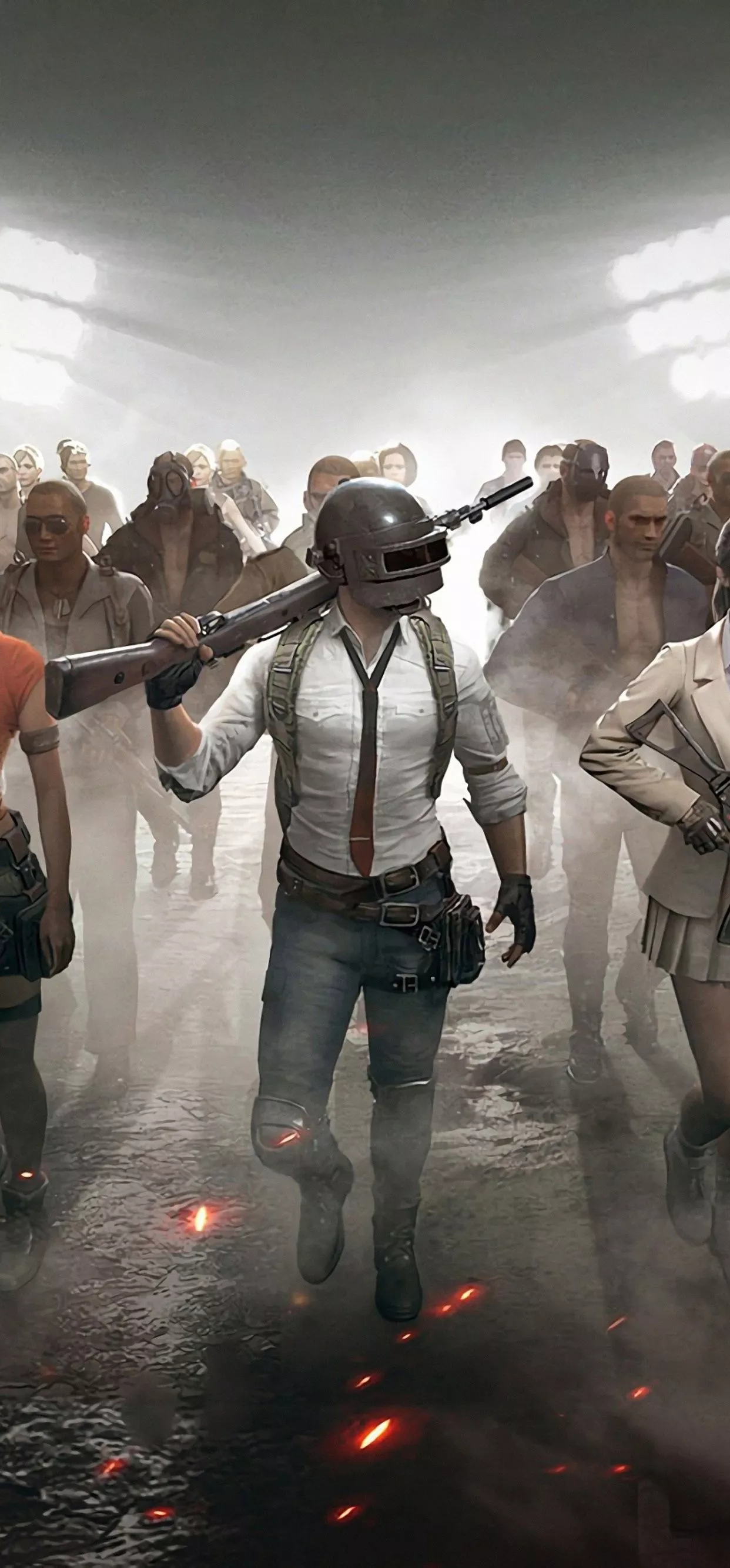 Pubg Characters 4k iPhone XS