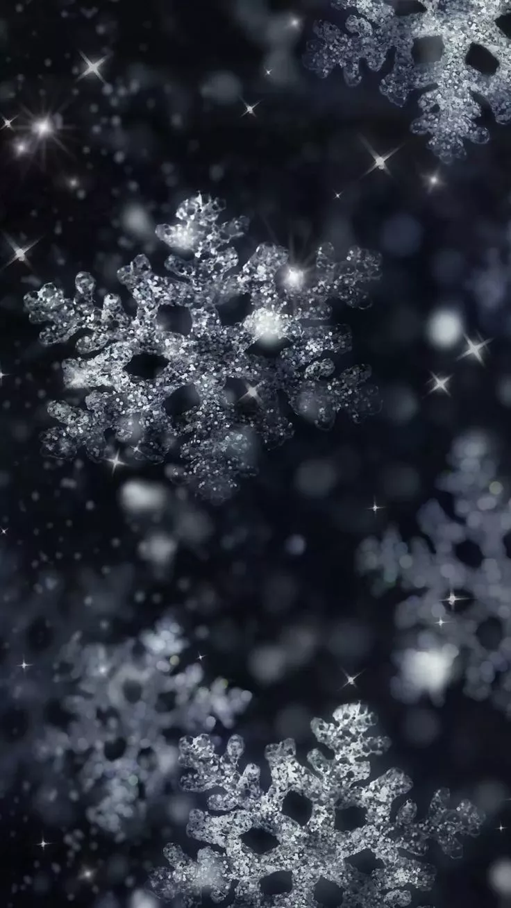 Snowflakes Winter iPhone Wallpaper