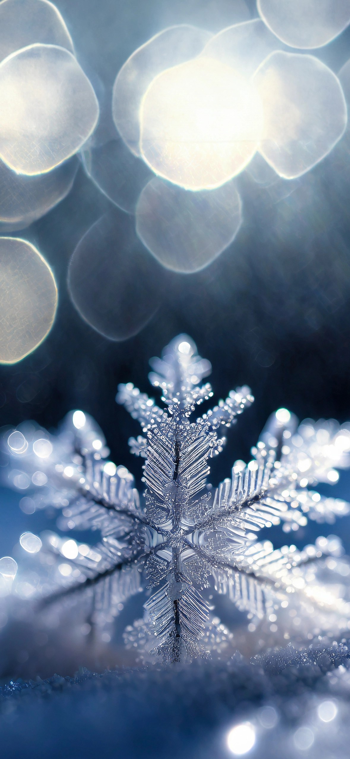 Snowflakes Wallpaper for iPhones
