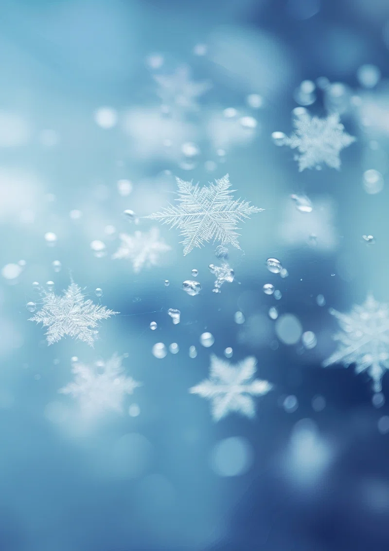 Aesthetic photo snow landscapes