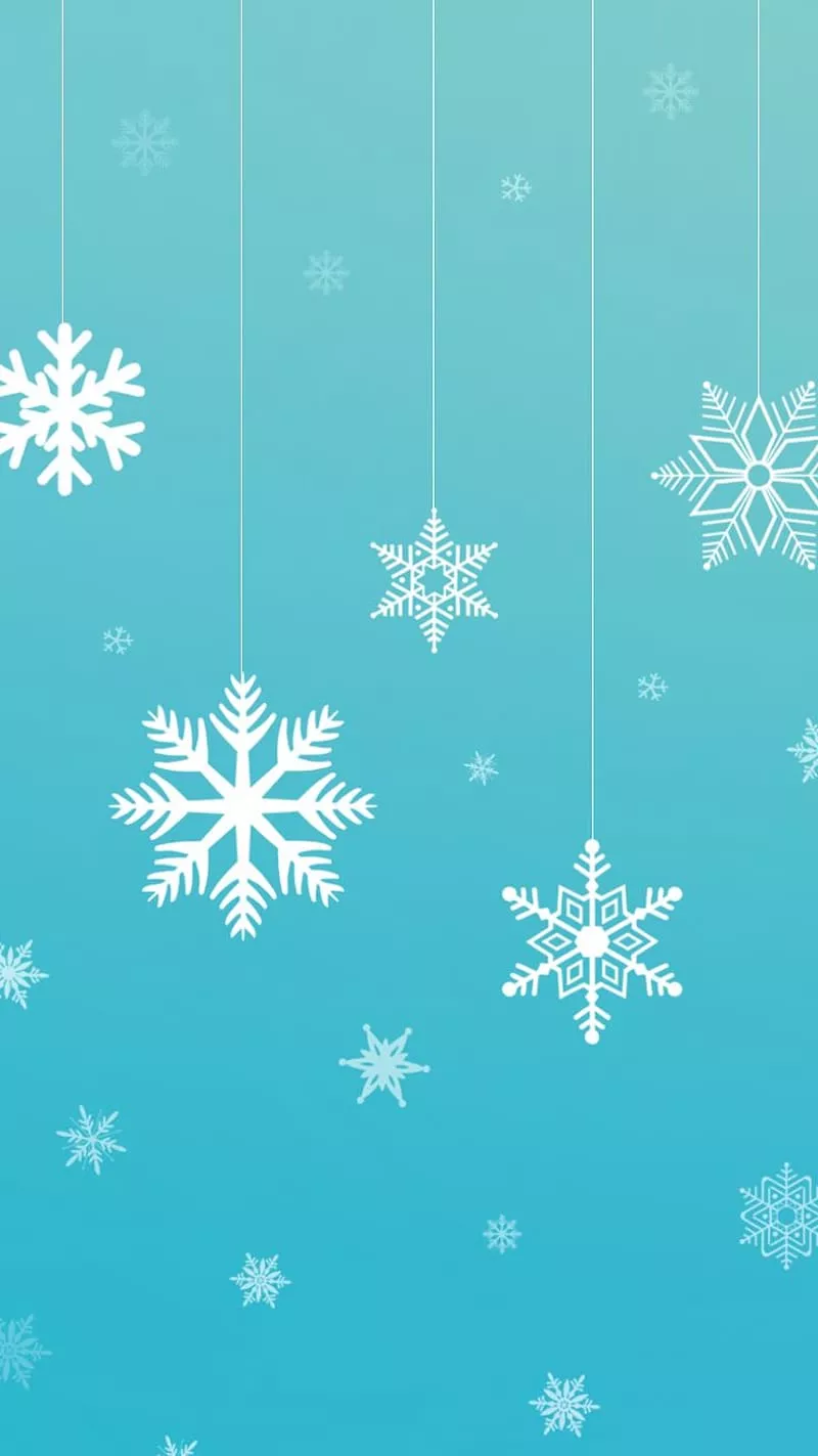 HD iphone snowflake wallpaper