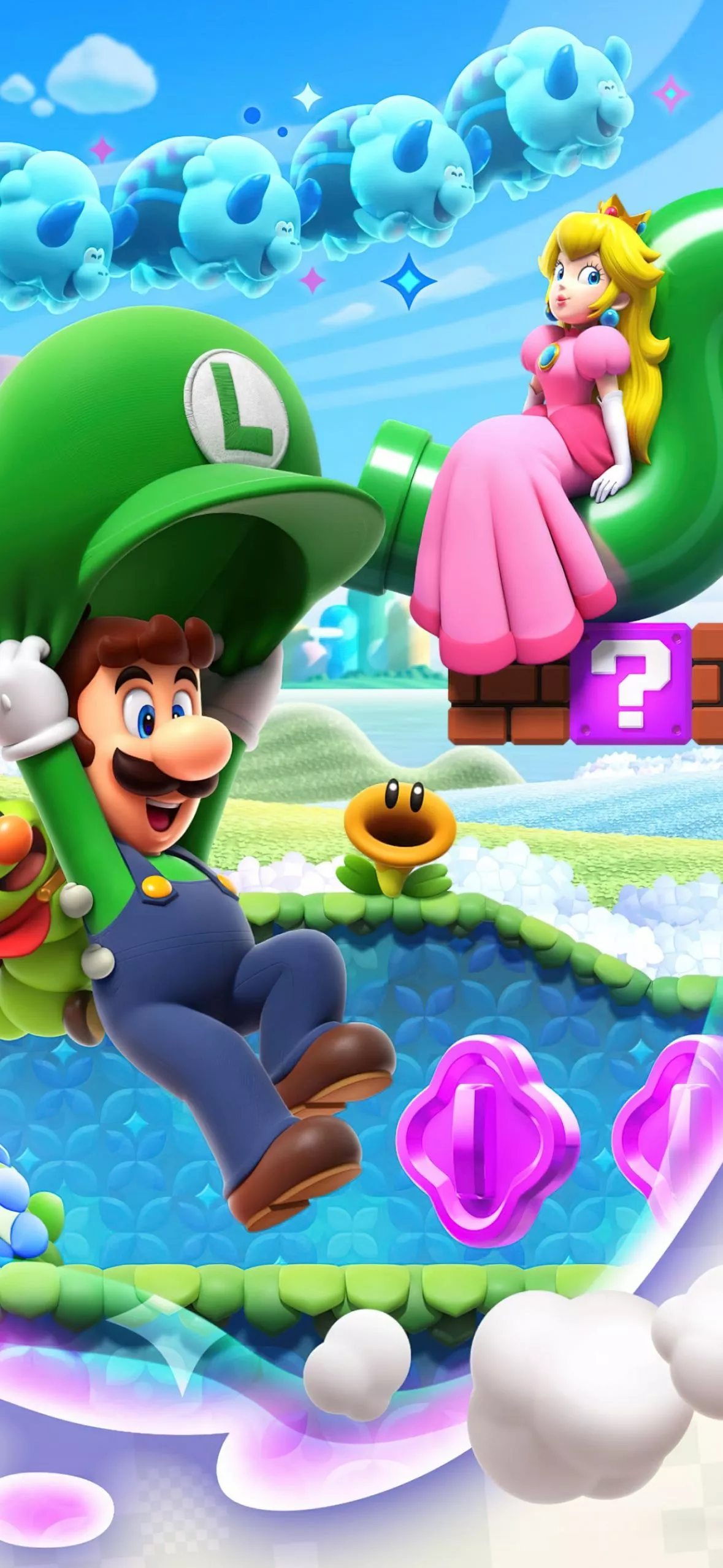 Super Mario Bros. Wonder Wallpaper 4K