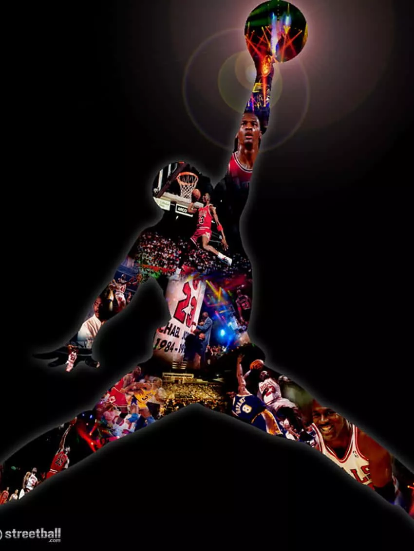 Phone With Jordan Logo Wallpaper