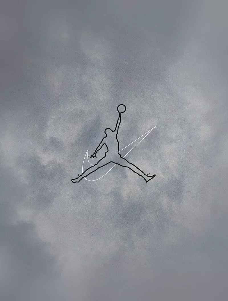 clouds, nike, HD phone wallpaper