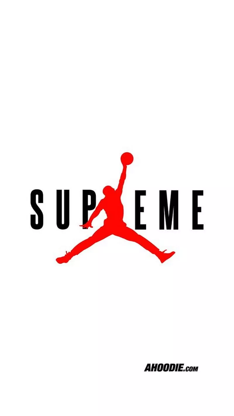 SUPREME, jordan, HD phone wallpaper