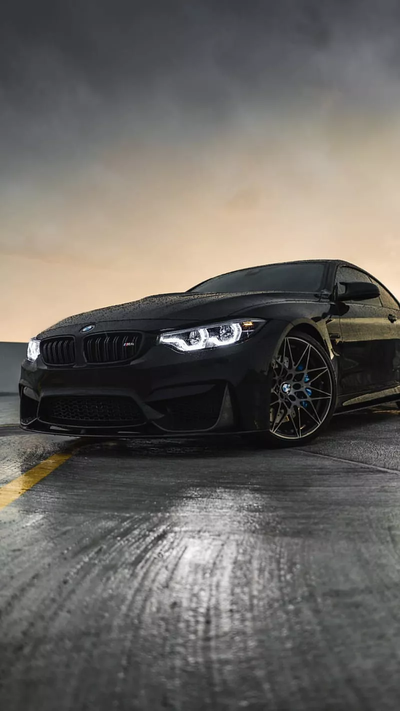 Bmw m4, mseries, carros, car, luxury, black, new, bmwm4, HD phone wallpaper