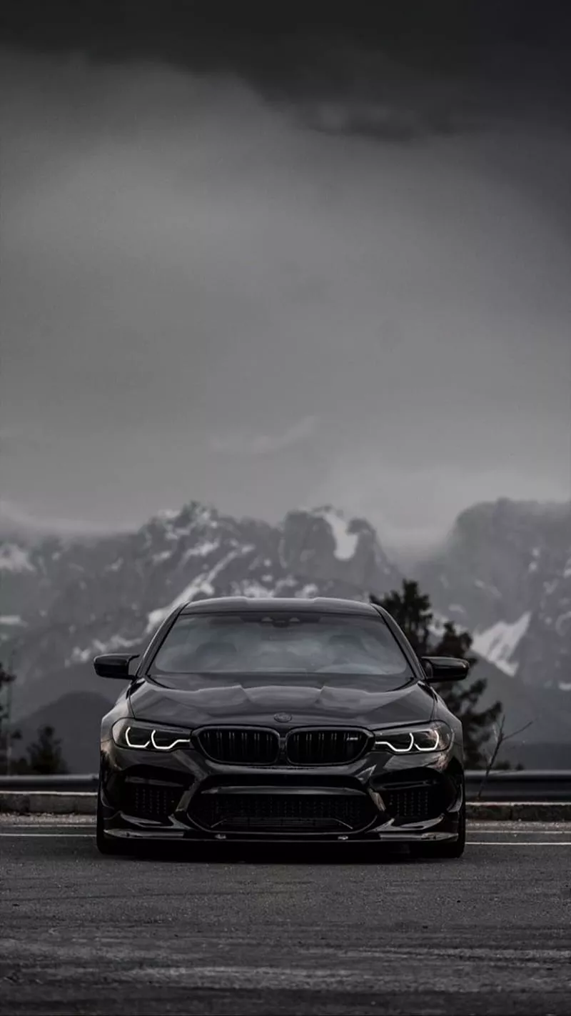 BMW M5, black, car, carros, modified, new, HD phone wallpaper