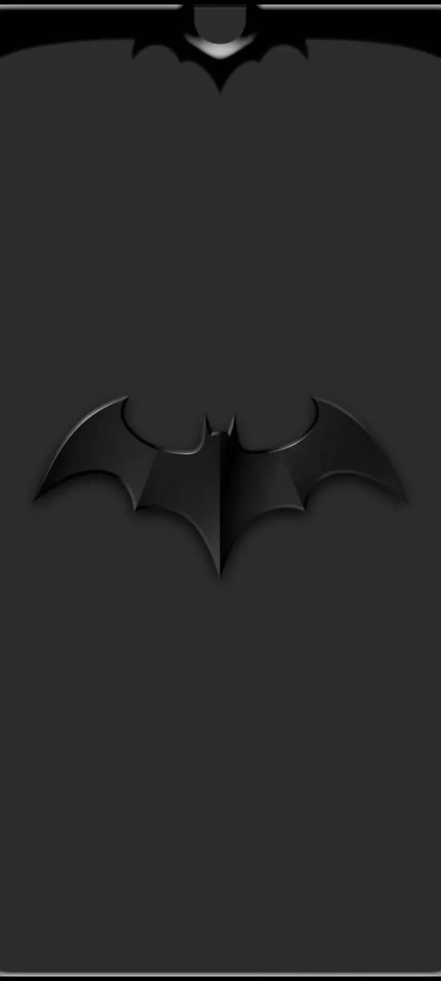 Download Embossed Black Batman Logo