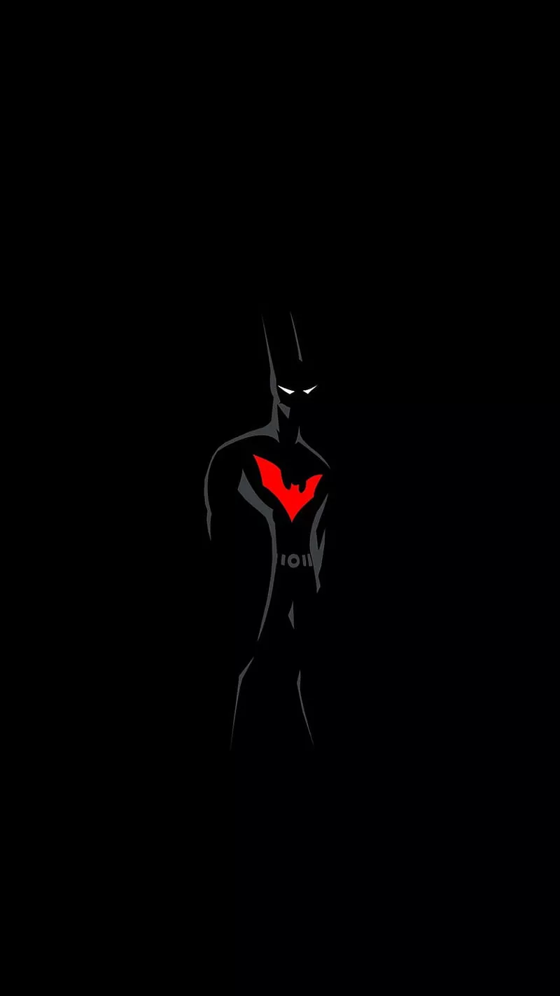Batman Beyond, 929, amoled, bat, black