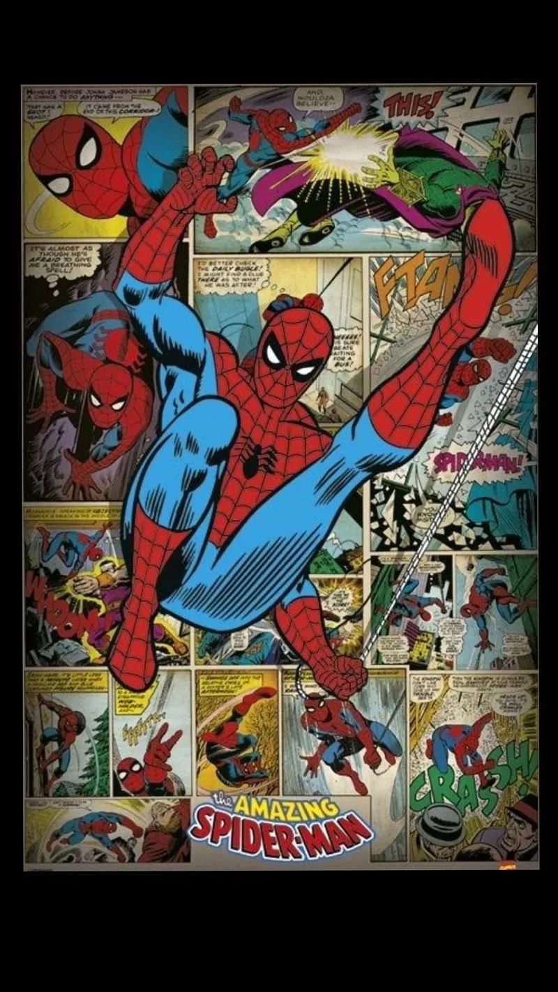 Spiderman comic, marvel, superhero, HD