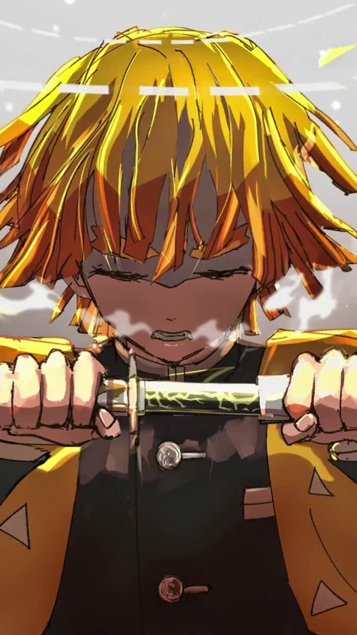 Zenitsu Agatsuma Mobile Live Wallpaper