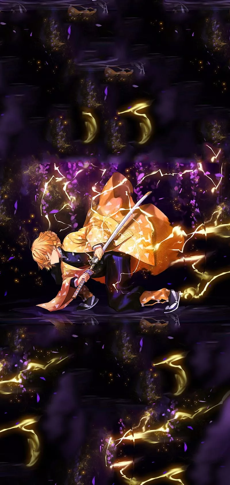 Zenitsu Agatsuma Demon Slayer Art, HD