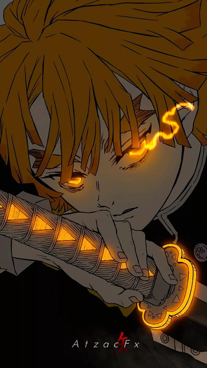 Zenitsu, 2021, anime, demon slayer