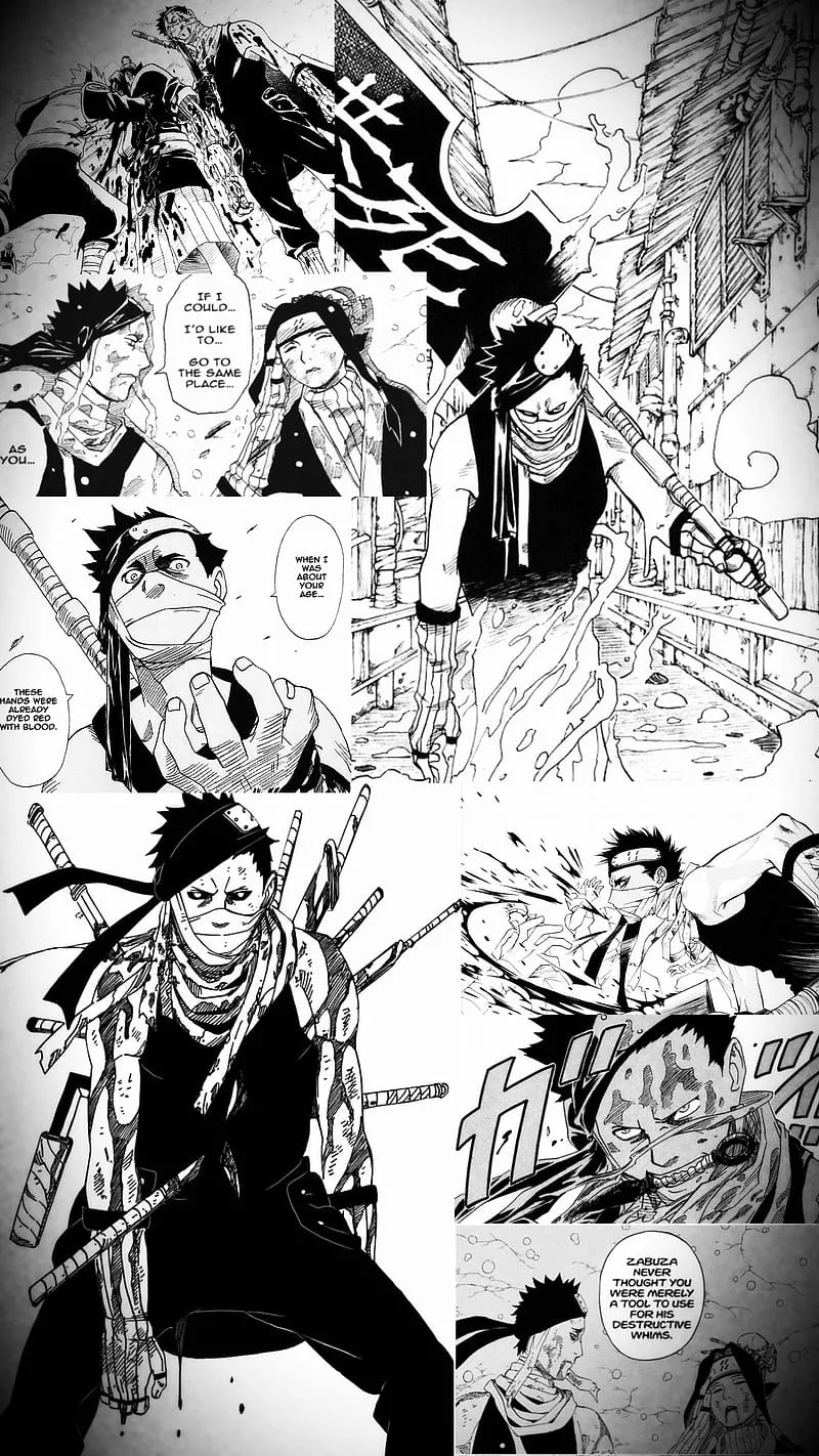 Manga Zabuza, anime, HD phone wallpaper
