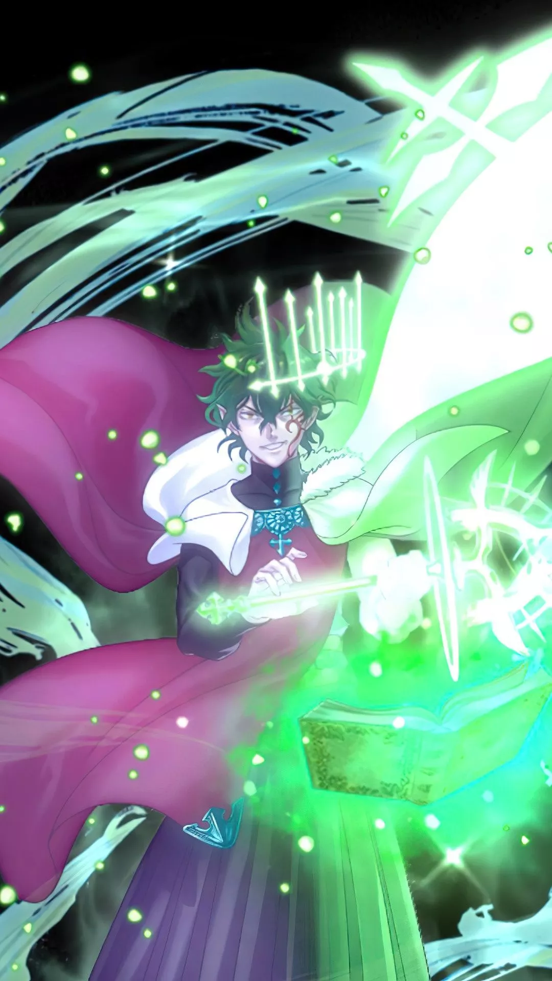 Black Clover, Anime, Yuno HD Phone