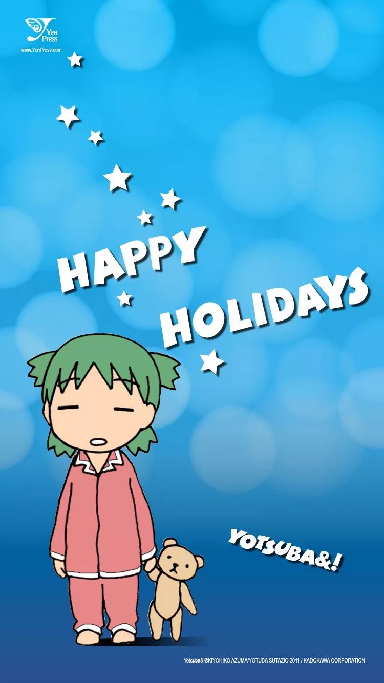 Happy Holidays: YOTSUBA&! WALLPAPERS