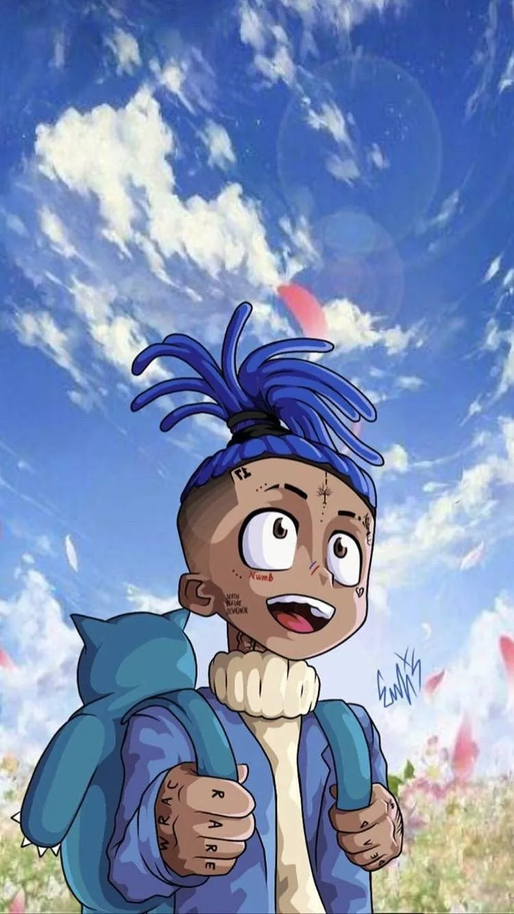 Xxxtentacion 2025 wallpaper cartoon