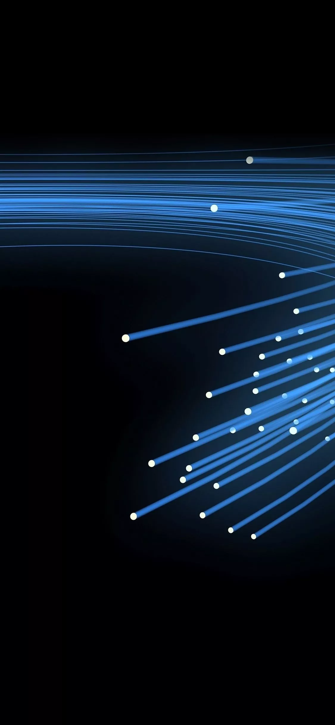 Xray Blue Lines Curve Pattern