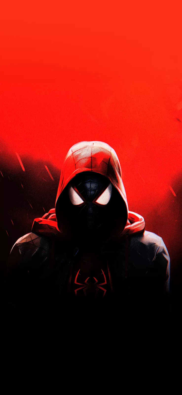 Dark Spider Man Red Hood Superhero
