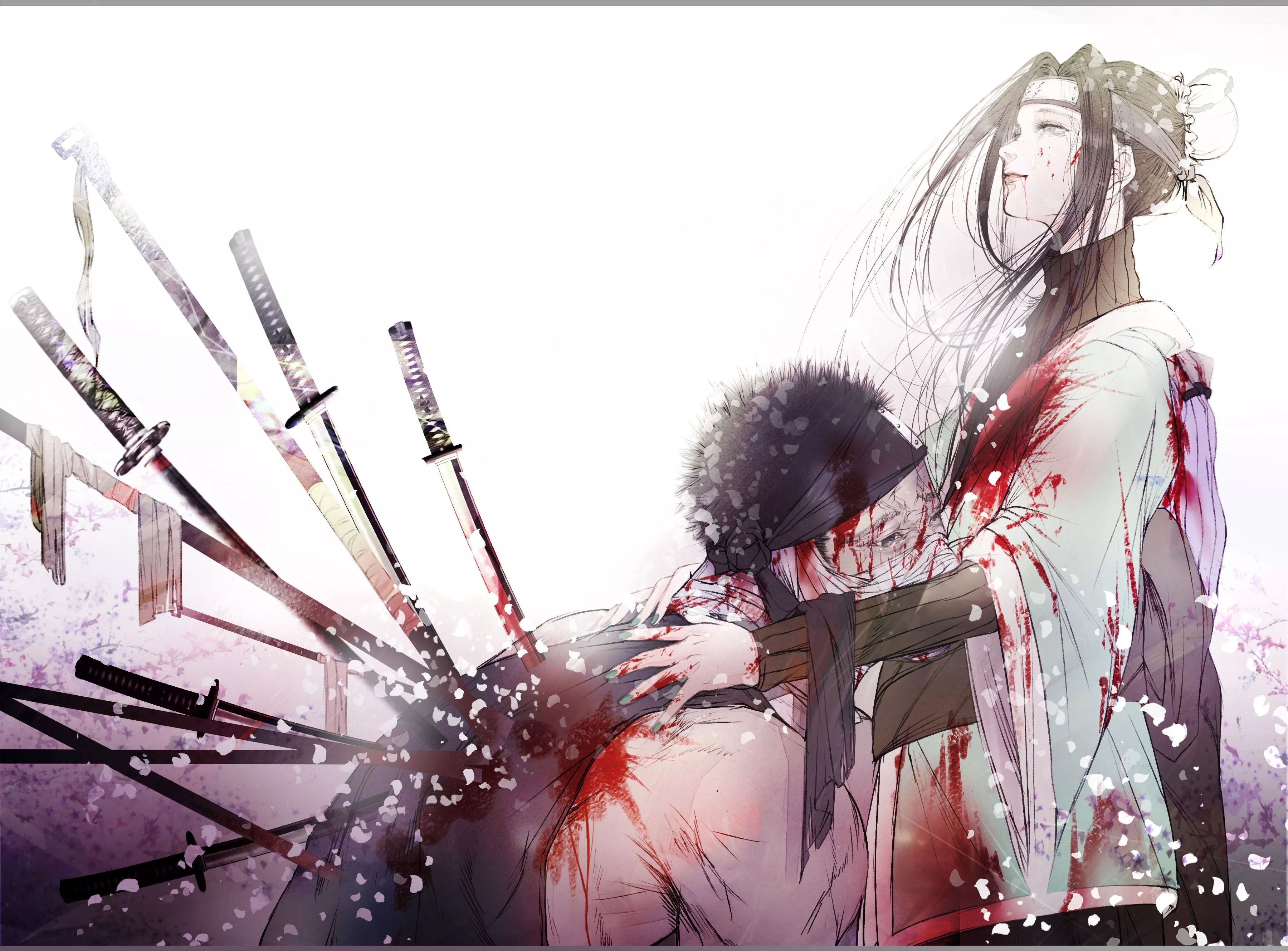 Haku and Zabuza HD Anime Wallpaper