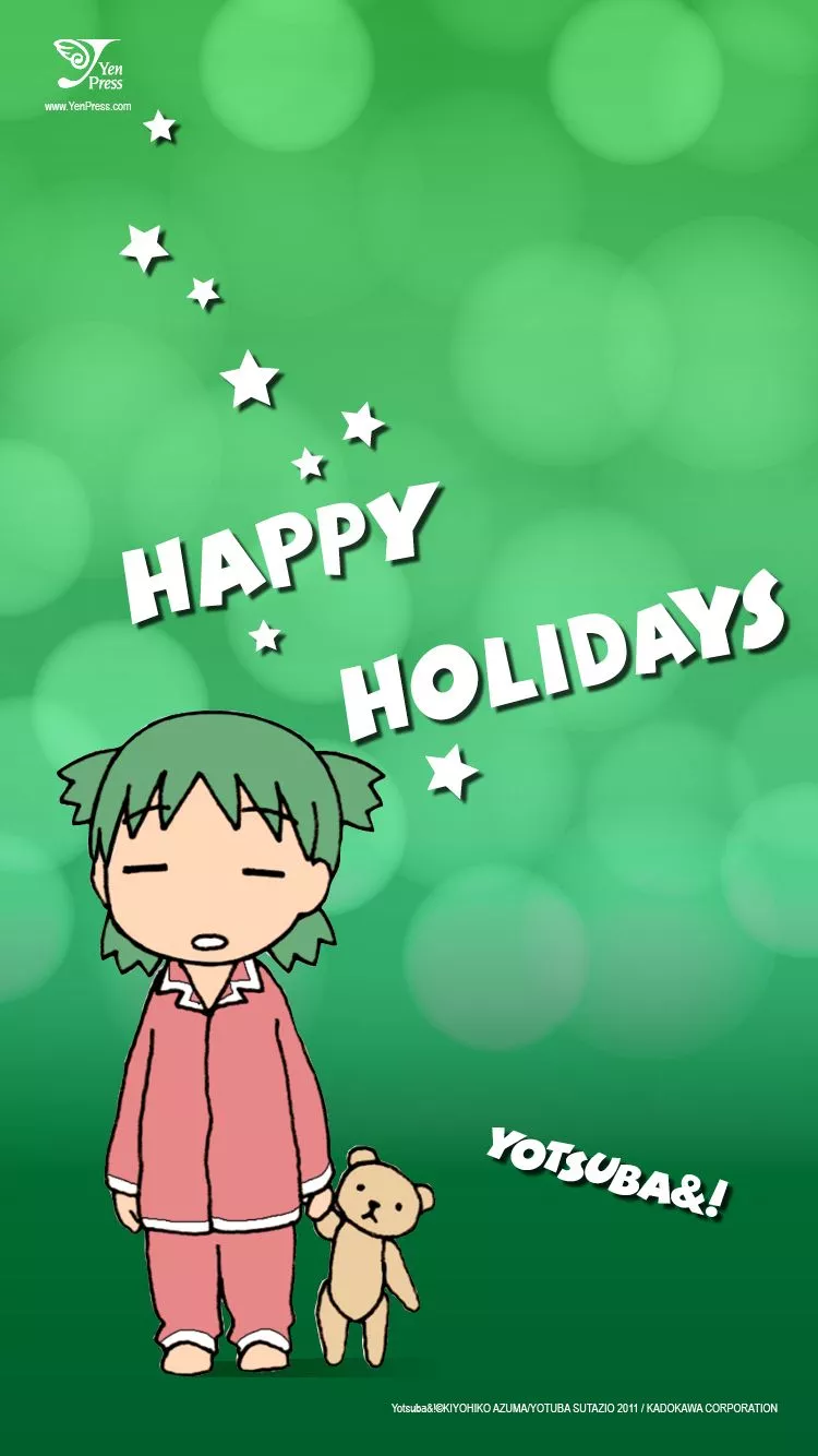 Happy Holidays: YOTSUBA&! WALLPAPERS