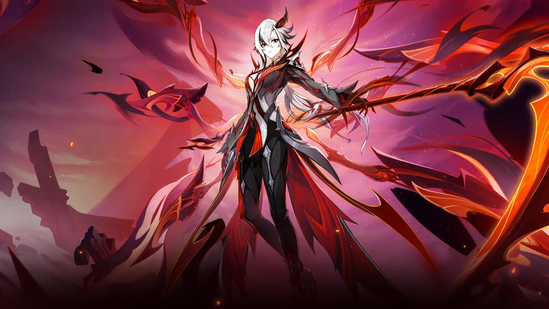 Arlecchino 4K Wallpaper Genshin Impact