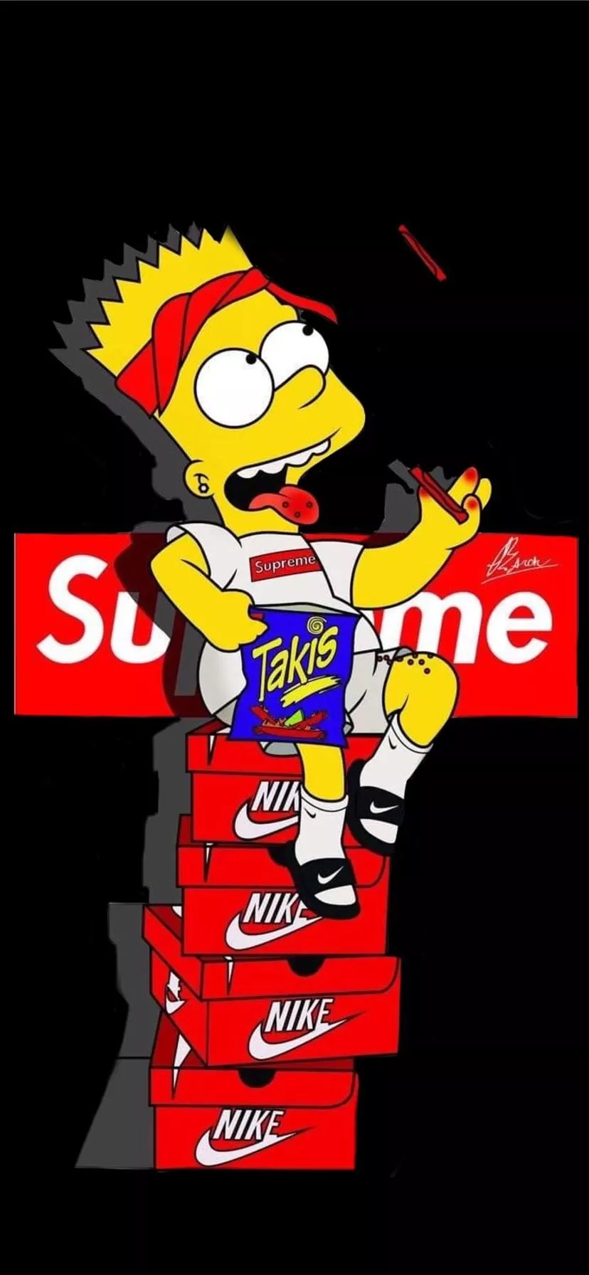 supreme iPhone Wallpaper Free Download