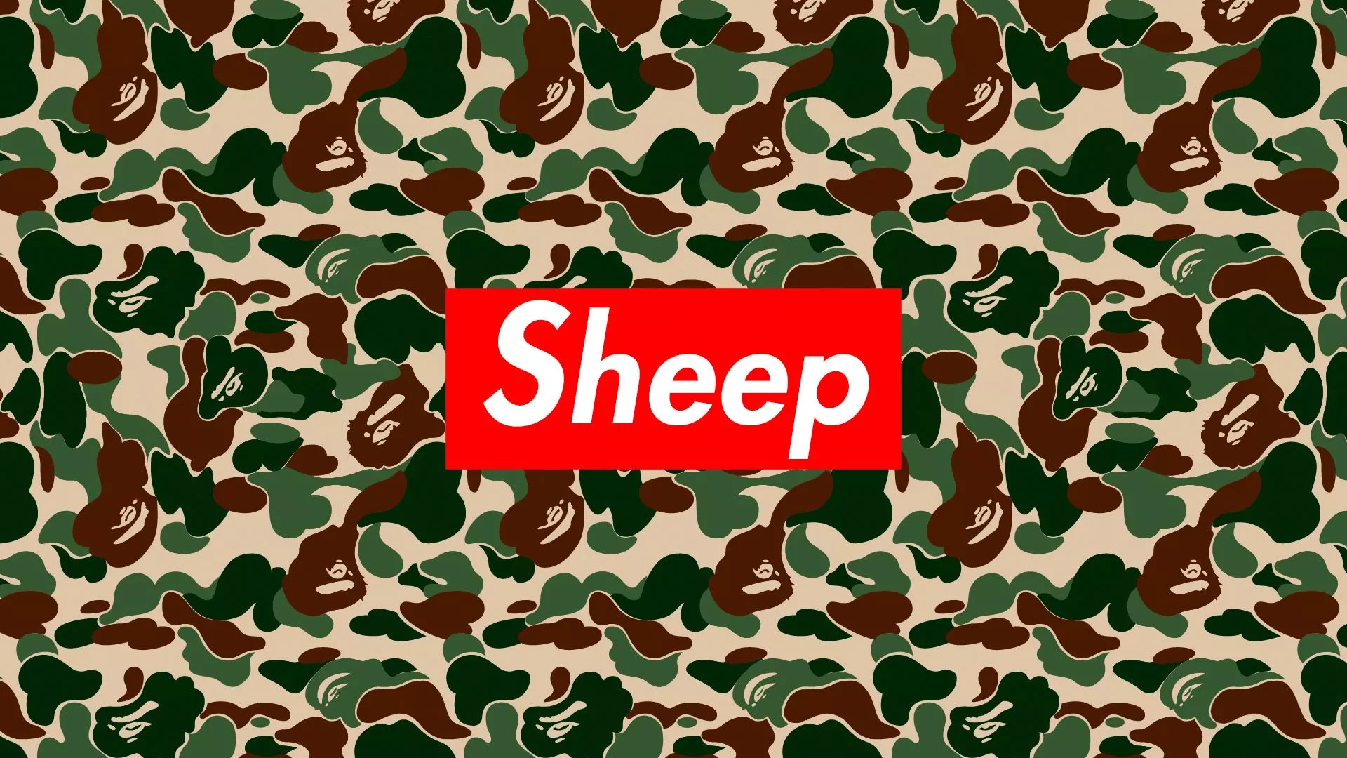 Supreme Sheep HD Wallpaper
