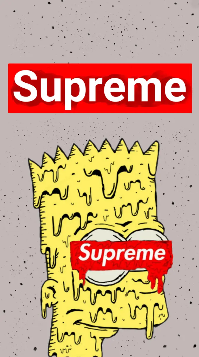 Supreme Bart Simpson wallpaper