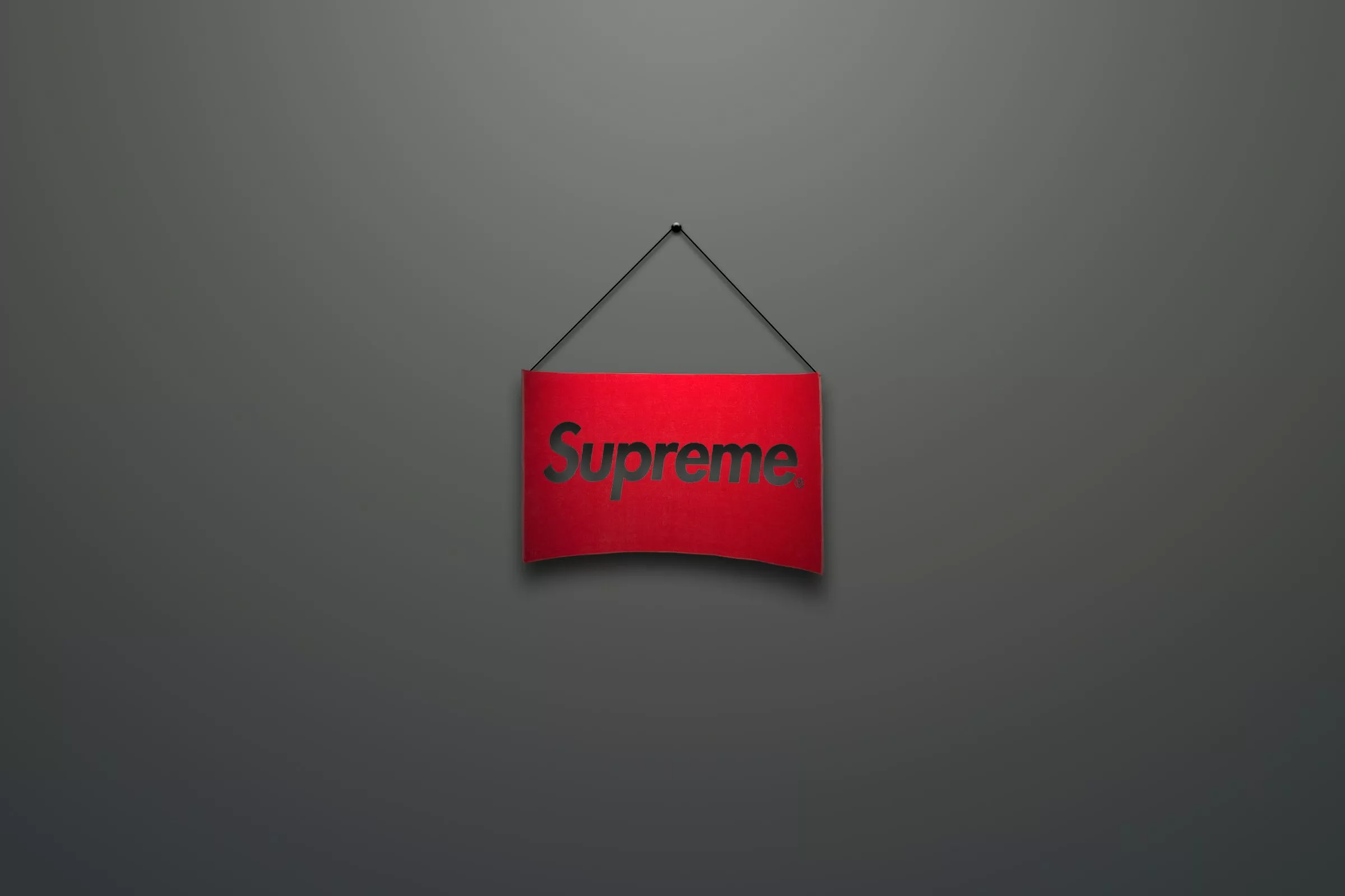 Wallpaper red, logo, red, logo, supreme