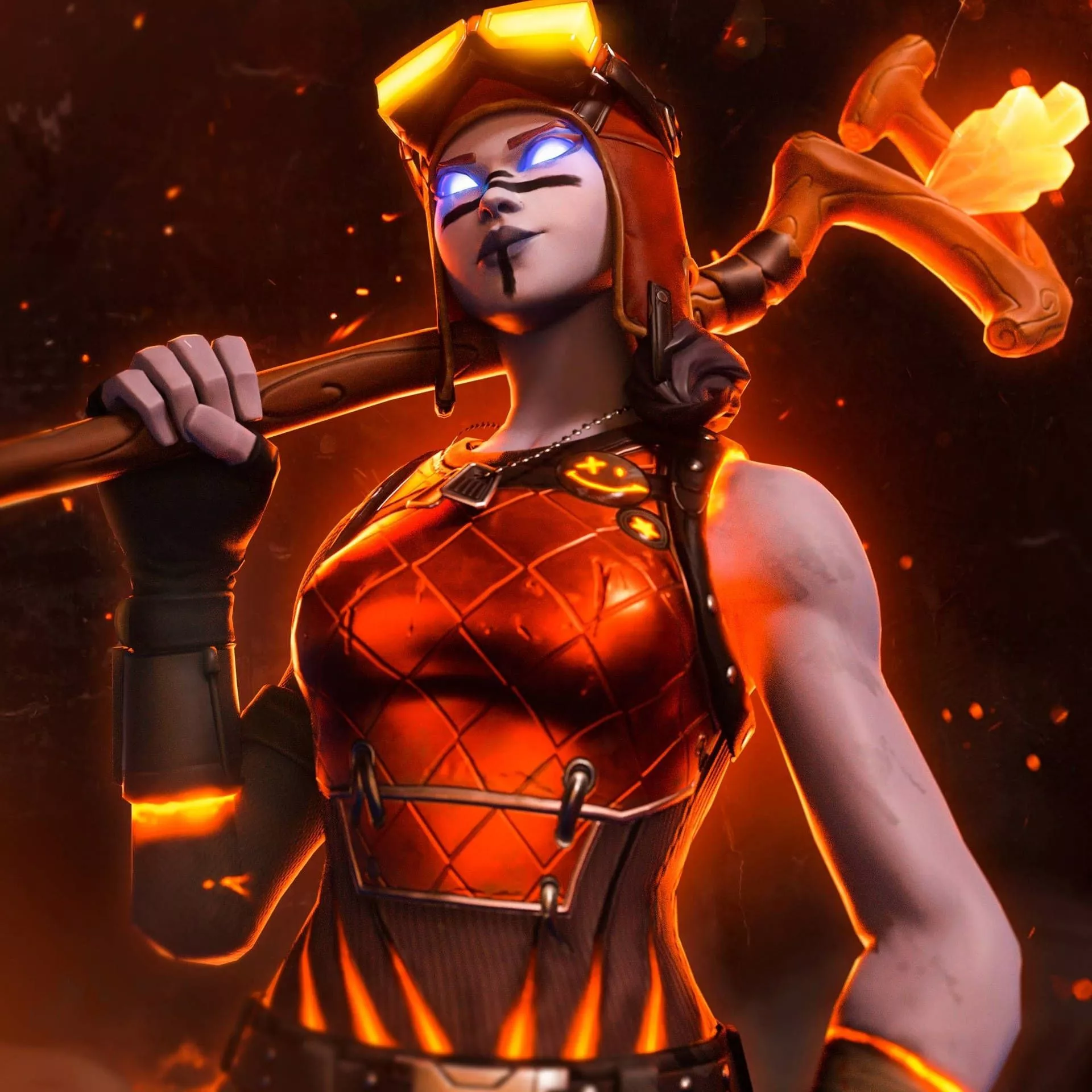 Flaming Renegade Raider Fortnite