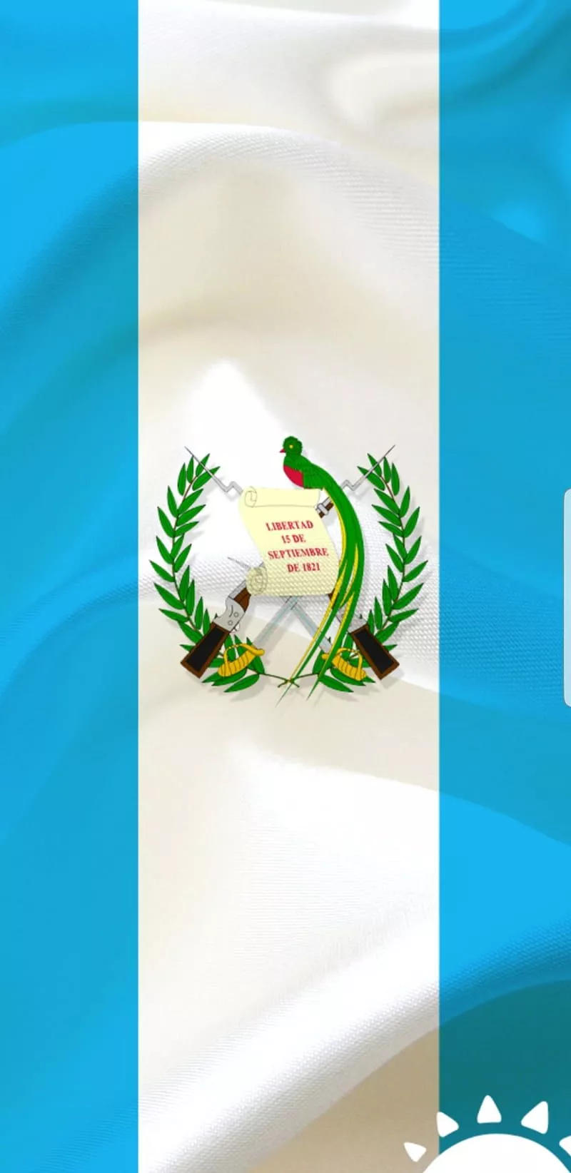 HD guatemala flag wallpaper