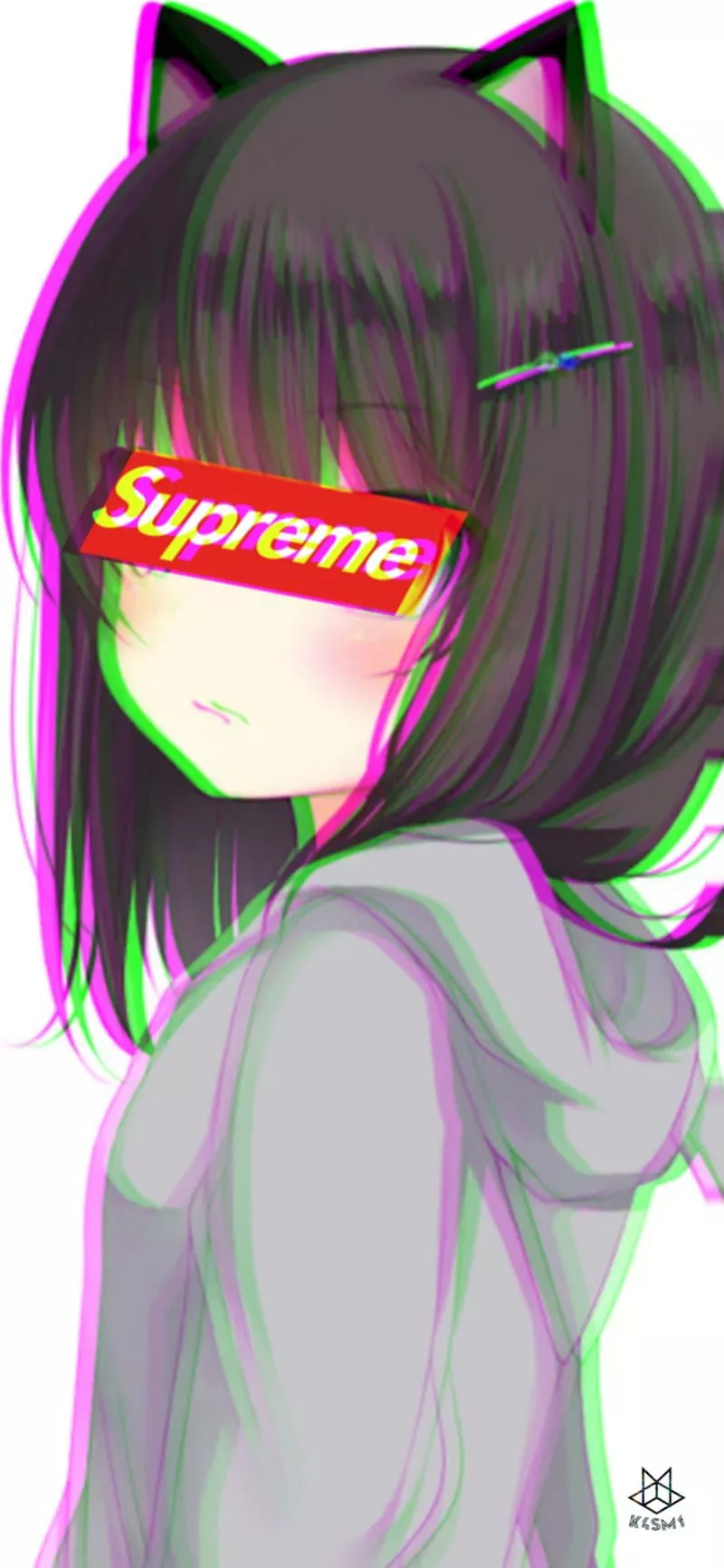 Supreme Girl, anime, HD phone wallpaper