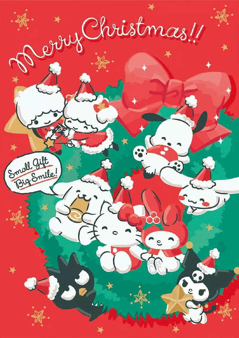 HD a hello kitty christmas wallpaper
