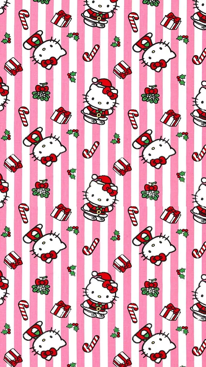 HD a hello kitty christmas wallpaper