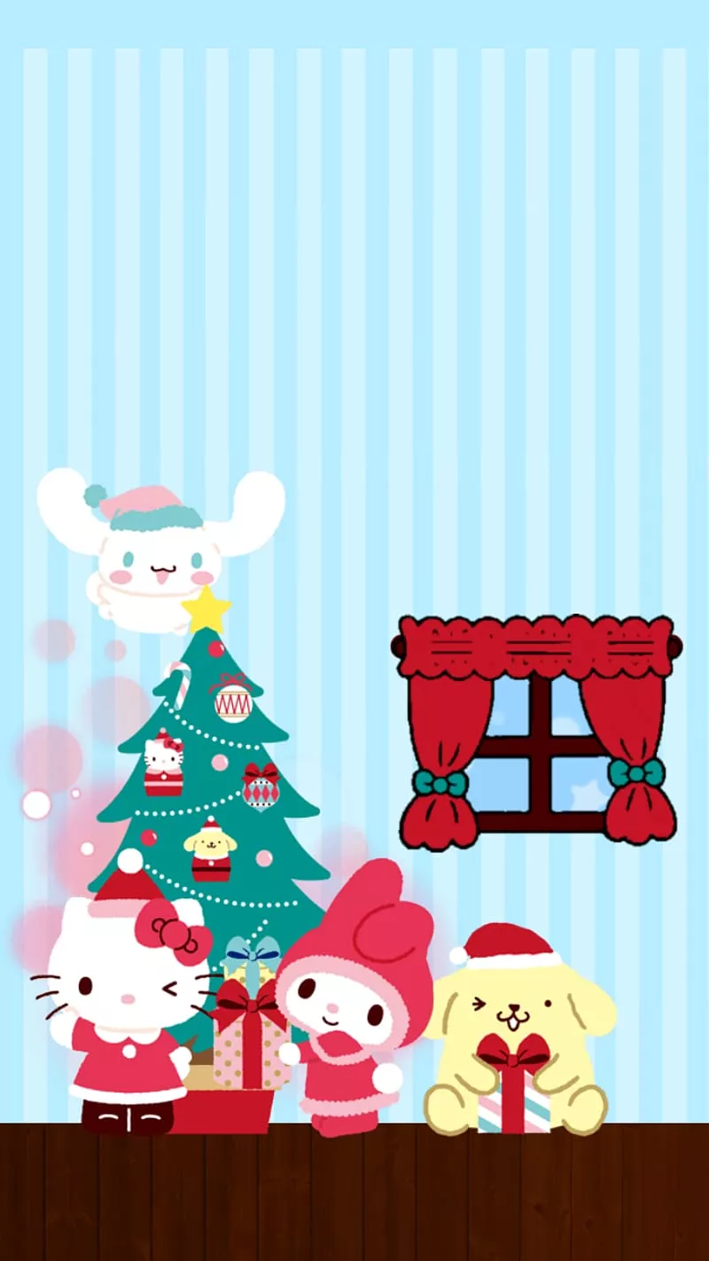 Sanrio Christmas, HD phone wallpaper