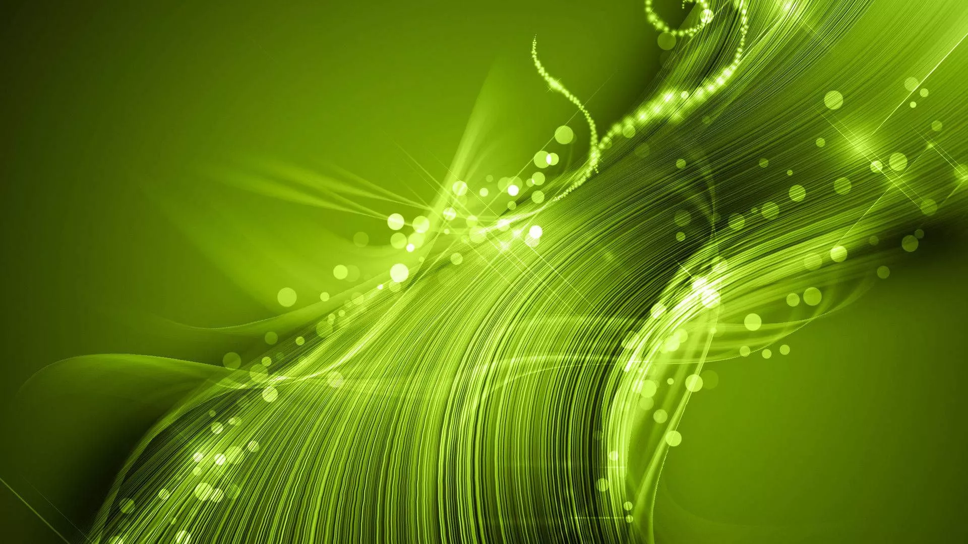 Plain Green Abstract Wallpaper