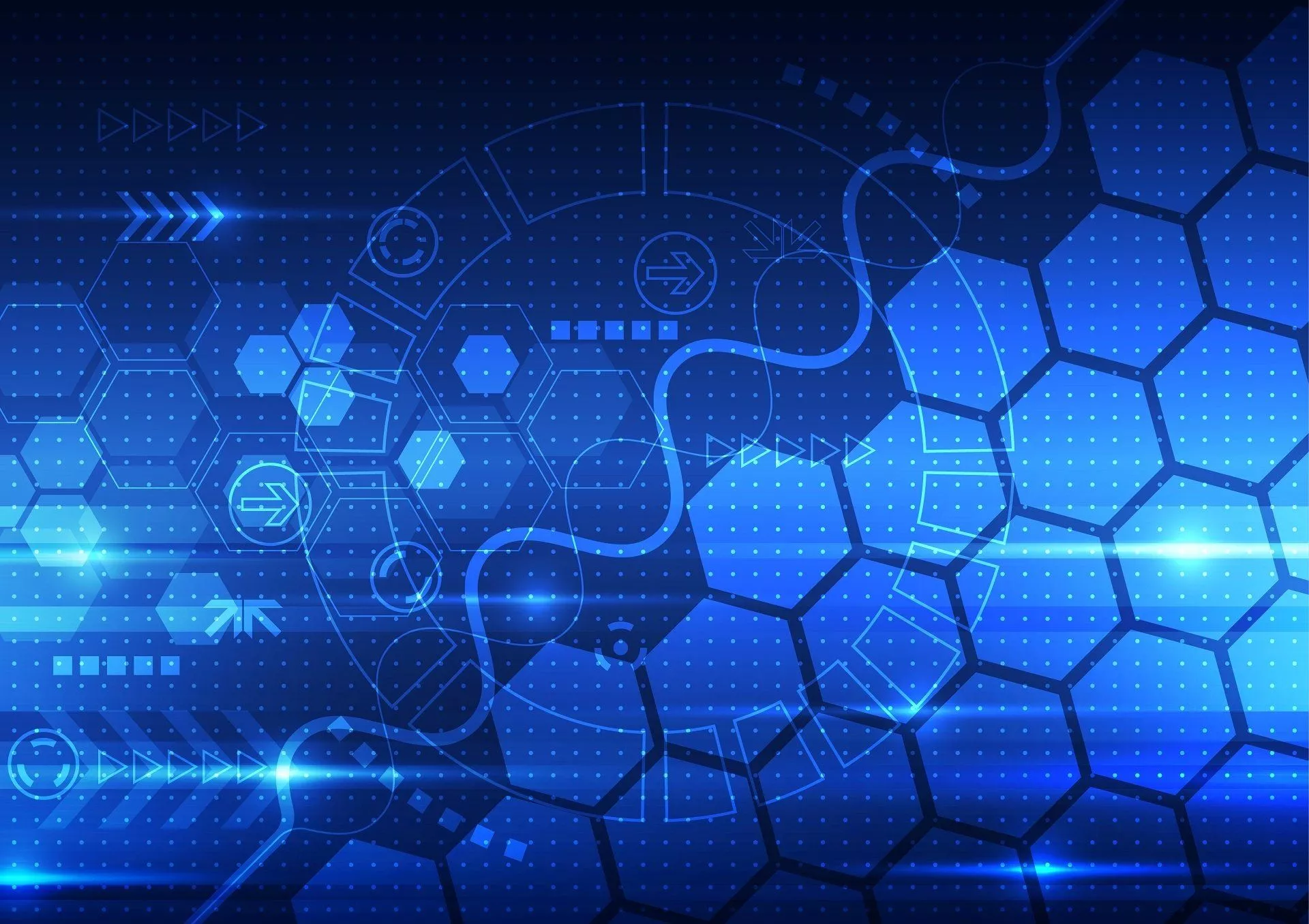 Abstract Futuristic Abstract Blue