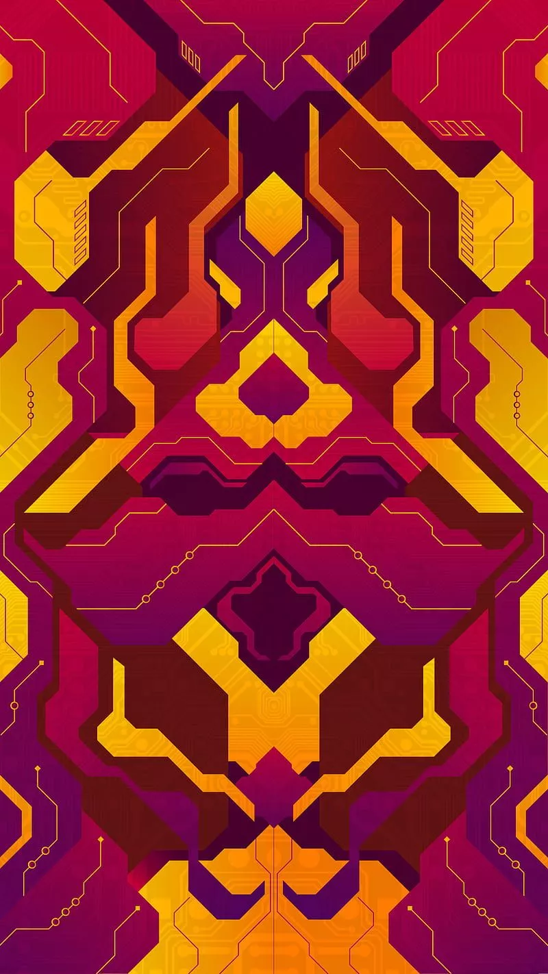 Tech A4, Tech, Vibrant, abstract