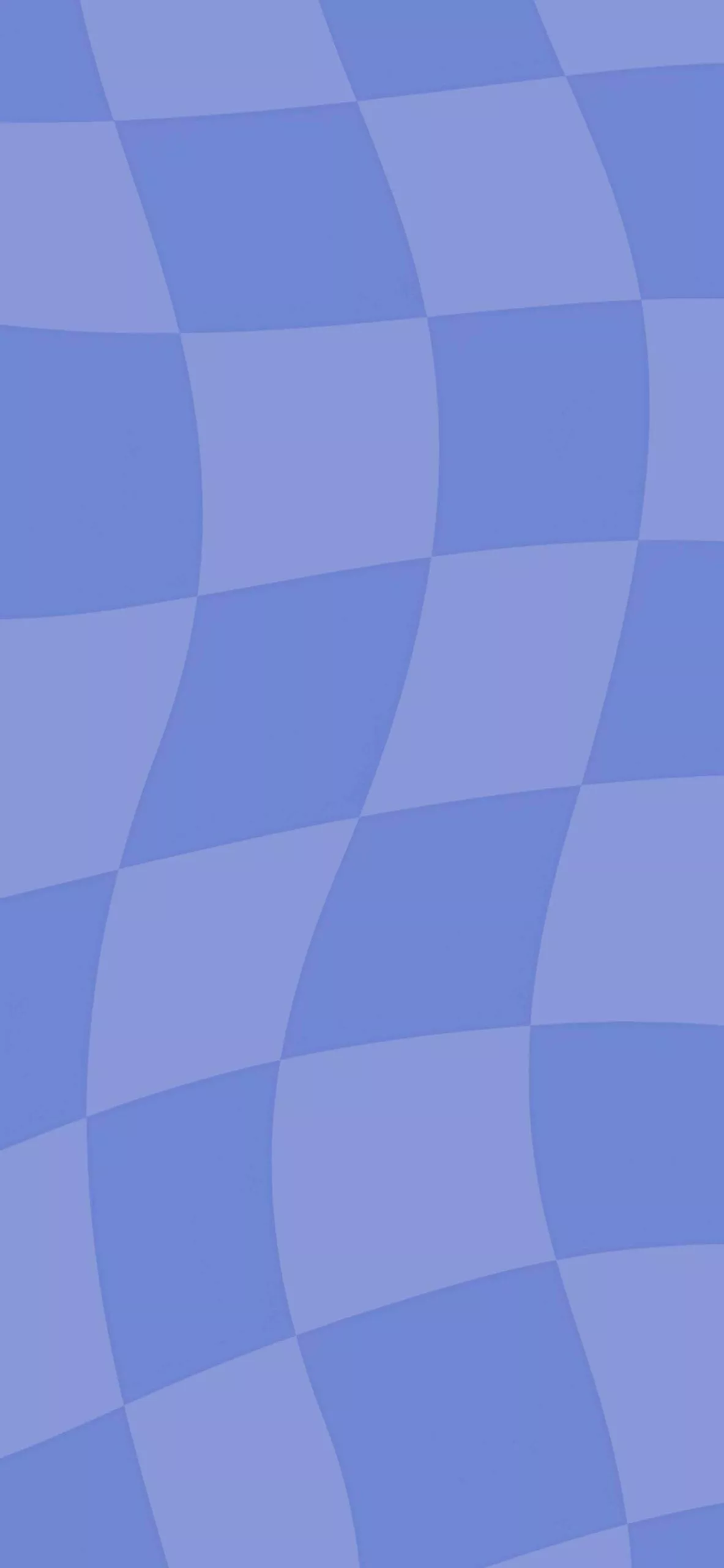 Blue Checkered Wavy Pattern Aesthetic