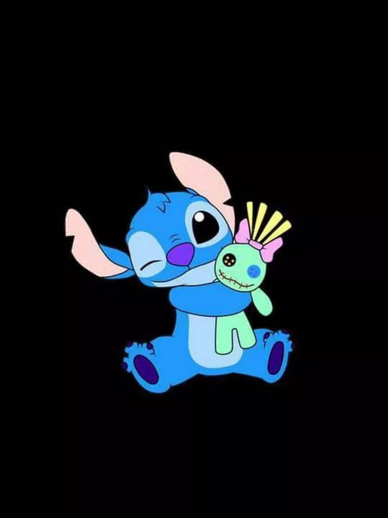 Stitch Black Wallpaper Free